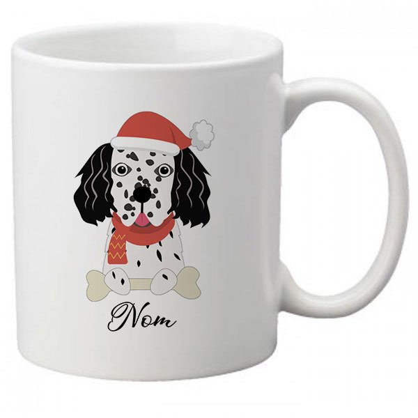 mug-chien-noel-Setter-Anglais