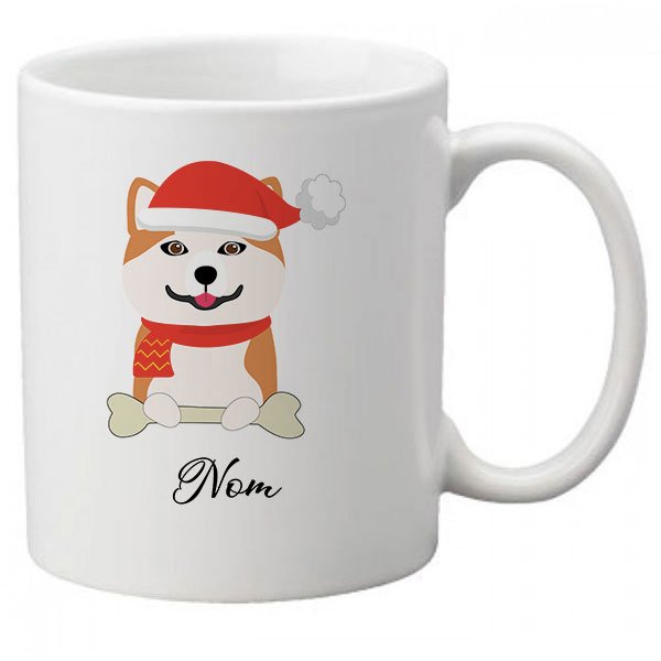 mug-chien-noel-akita-inu-roux