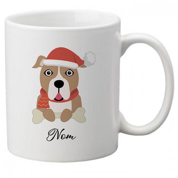 mug-chien-noel-american-staff-marron
