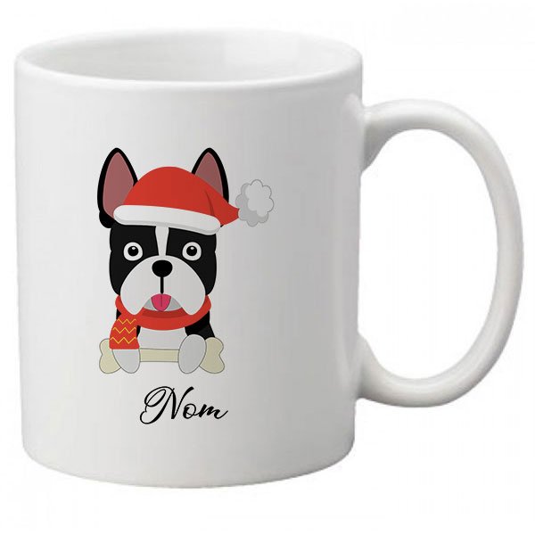 mug-chien-noel-bouledogue-francais-noir