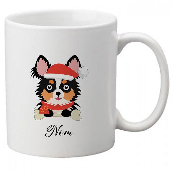 mug-chien-noel-chihuahua-noir