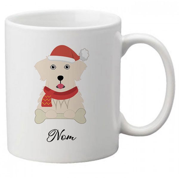 mug-chien-noel-golden-retriever-blanc