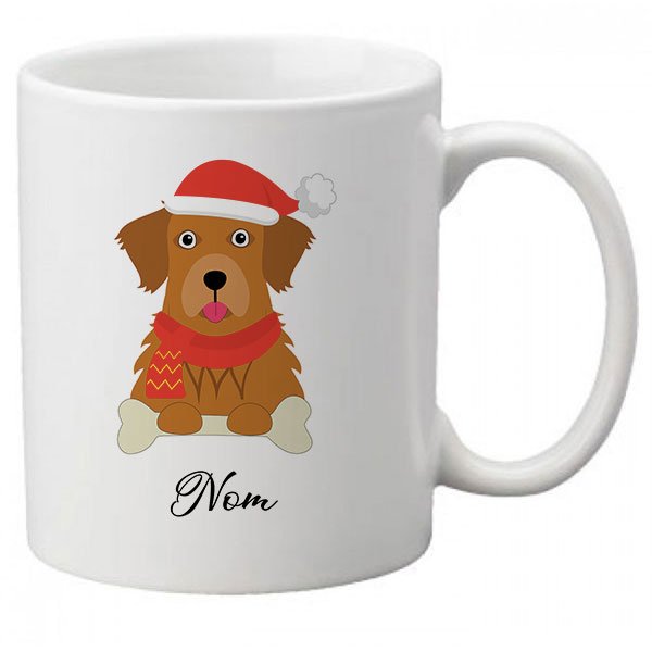 mug-chien-noel-golden-retriever-dore-fonce