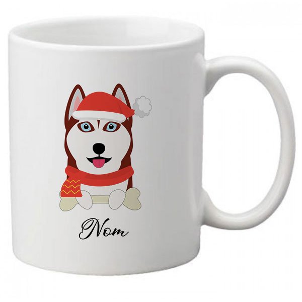 mug-chien-noel-husky-rouge-et-blanc