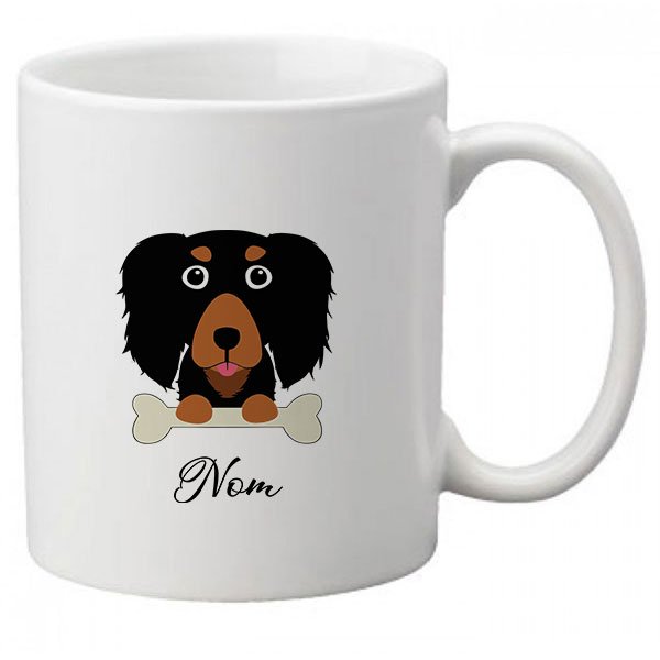 mug-chien-teckel-poils-long-noir