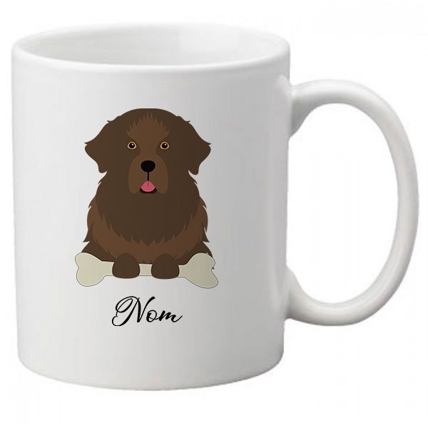 mug-chien-terre-neuve-marron