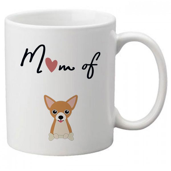 mug-droit-mom-of-Chihuahua-poil-court-orange