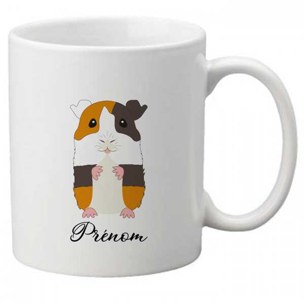 mug-personnalisé-cochon-d'inde-roux-noir
