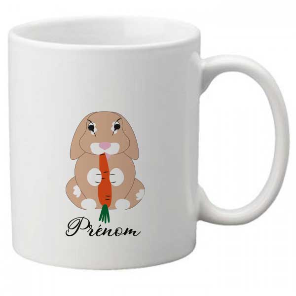 mug-personnalise-lapin-belier-beige