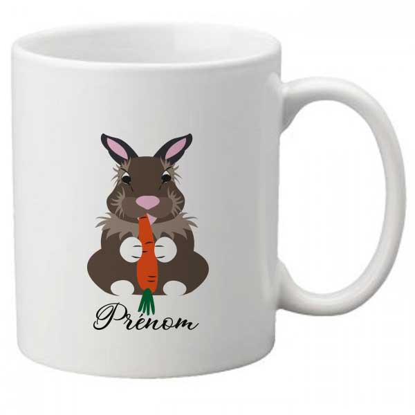 mug-personnalise-lapin-lionhead-noir