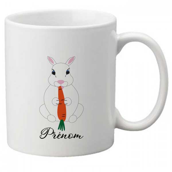 mug-personnalise-lapin-nain-polonais-blanc