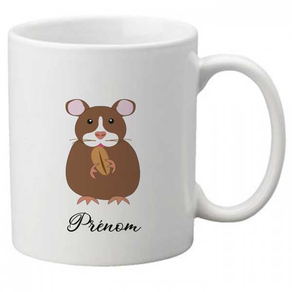mug-personnalise-hamster-marron
