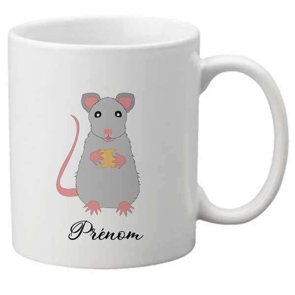 mug-personnalise-rat-gris-clair