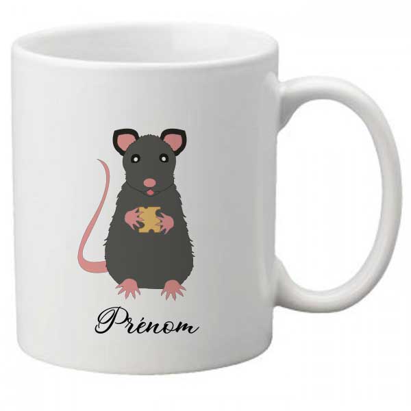 mug-personnalise-rat-gris-fonce