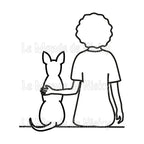 Hoodie Maitresse et chien