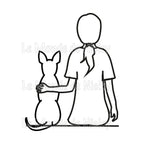 Hoodie Maitresse et chien