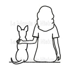 Hoodie Maitresse et chien