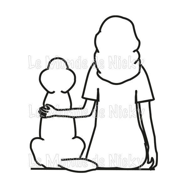 Hoodie Maitresse et chien