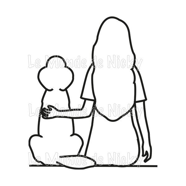 Tee-shirt Maitresse et chien