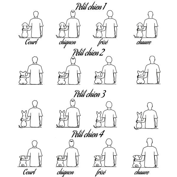 Tee-shirt Maitre et chien