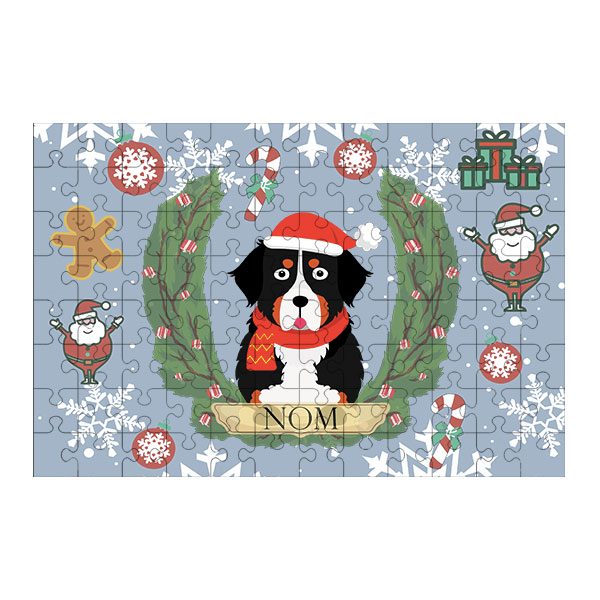 Puzzle chien noël