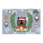 Puzzle chien noël
