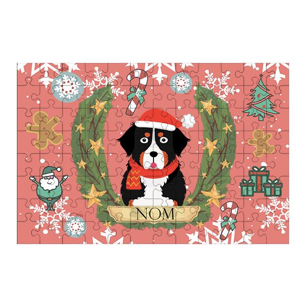 Puzzle chien noël