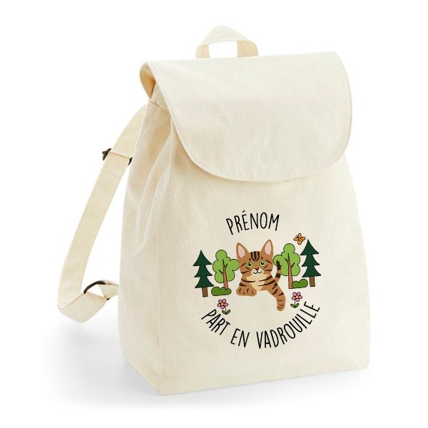 Sac à Dos Chat Personnalisé