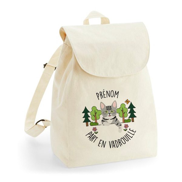 Sac à Dos Chat Personnalisé