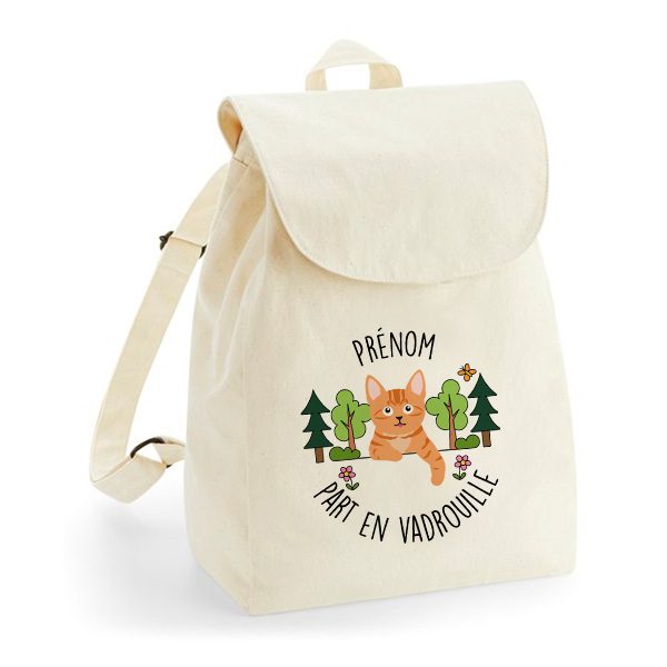 Sac à Dos Chat Personnalisé