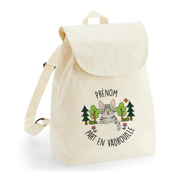 Sac à Dos Chat Personnalisé