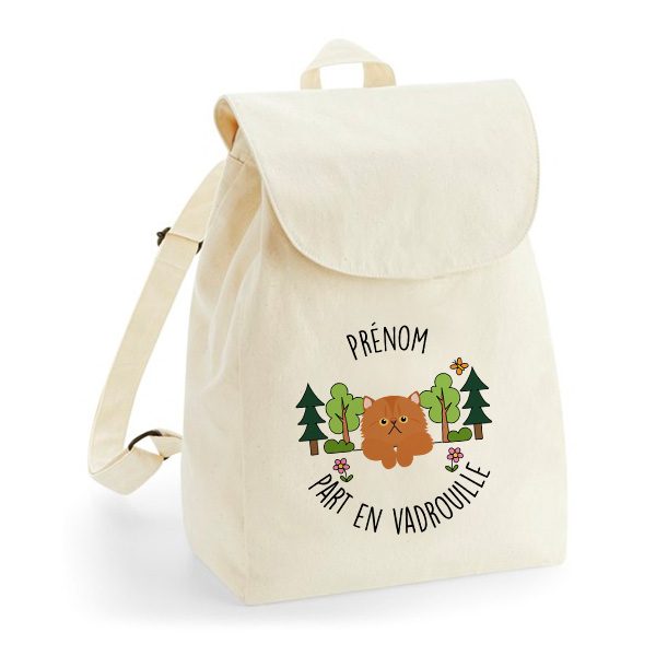Sac à Dos Chat Personnalisé