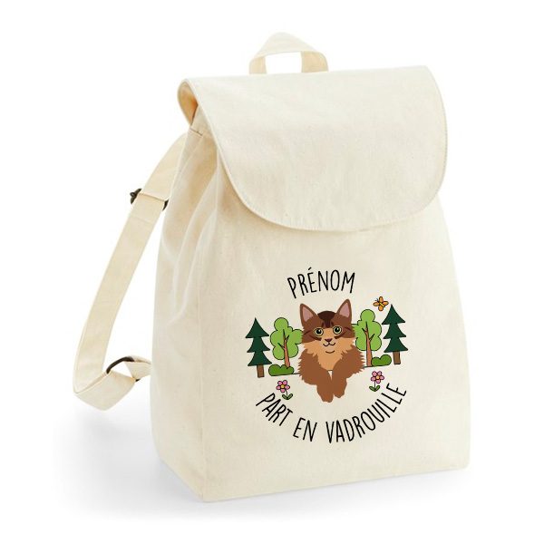 Sac à Dos Chat Personnalisé