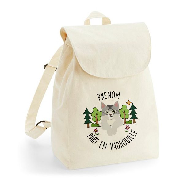 Sac à Dos Chat Personnalisé