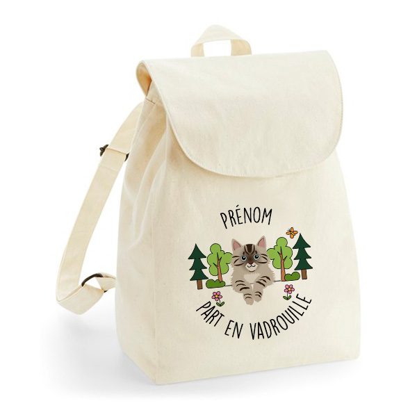 Sac à Dos Chat Personnalisé