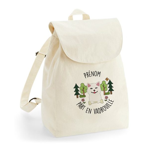 Sac à dos chien personnalisé
