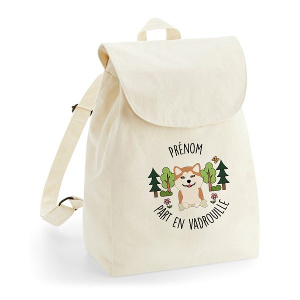 Sac à dos chien personnalisé