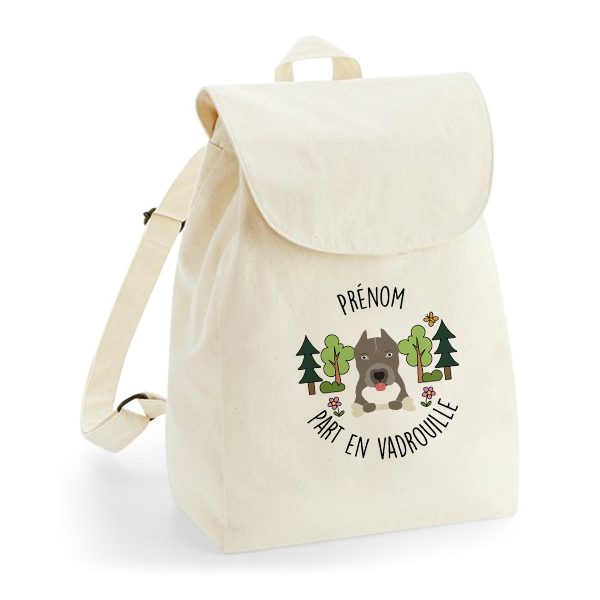 Sac à dos chien personnalisé