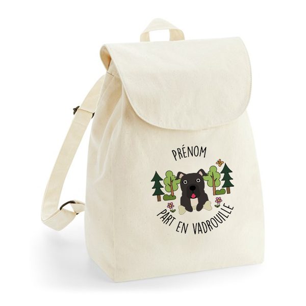 Sac à dos chien personnalisé