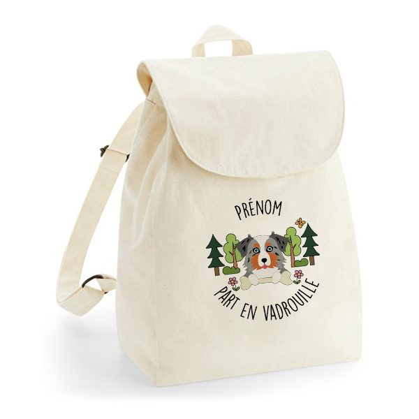 Sac à dos chien personnalisé