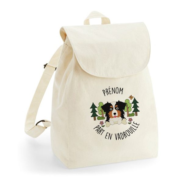Sac à dos chien personnalisé