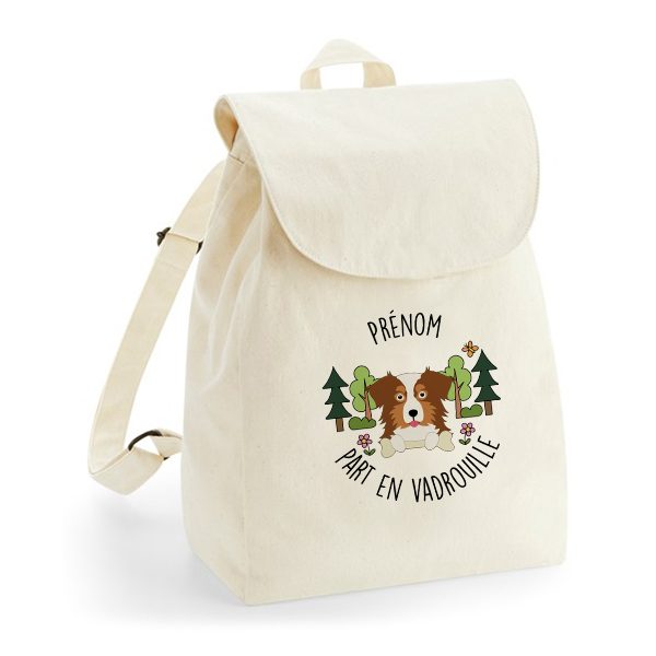 Sac à dos chien personnalisé