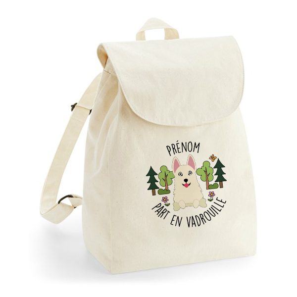 Sac à dos chien personnalisé
