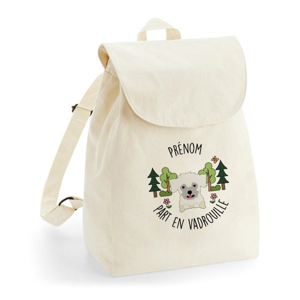 Sac à dos chien personnalisé