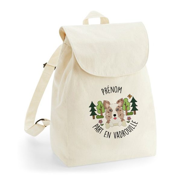 Sac à dos chien personnalisé