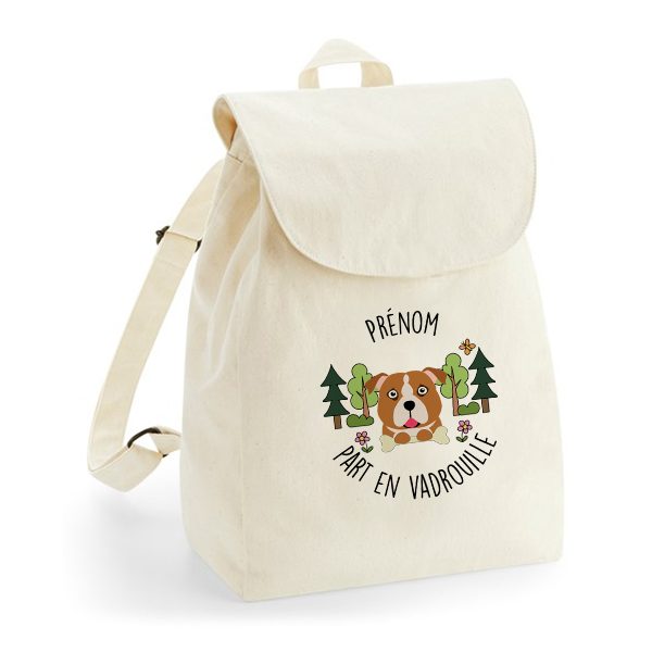 Sac à dos chien personnalisé