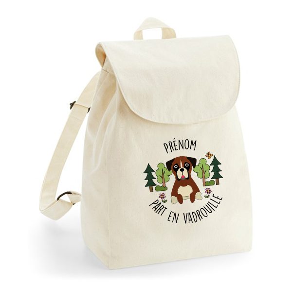 Sac à dos chien personnalisé