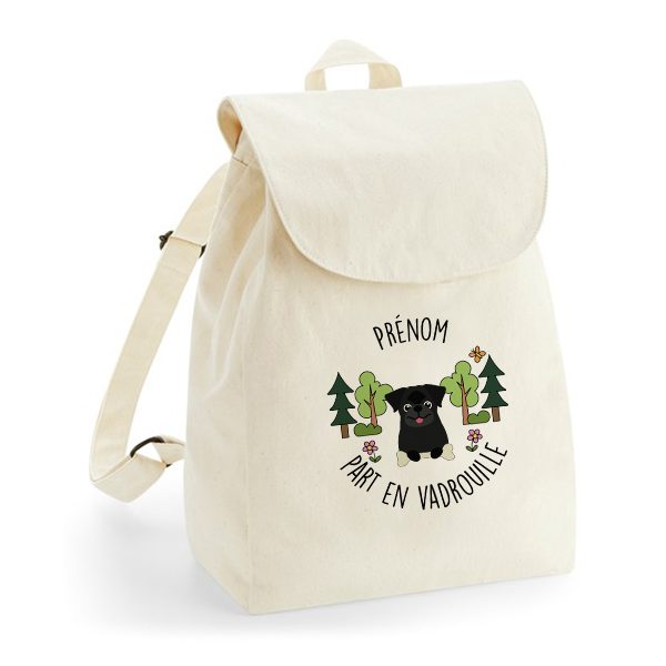 Sac à dos chien personnalisé