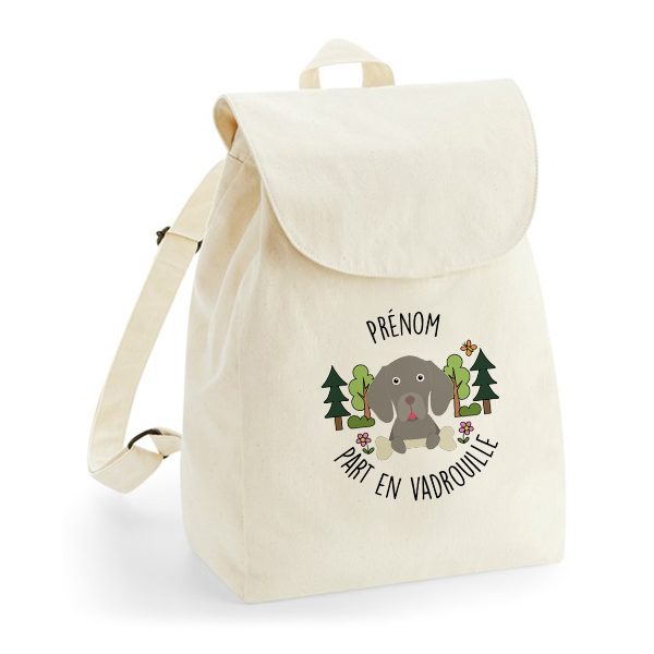 Sac à dos chien personnalisé