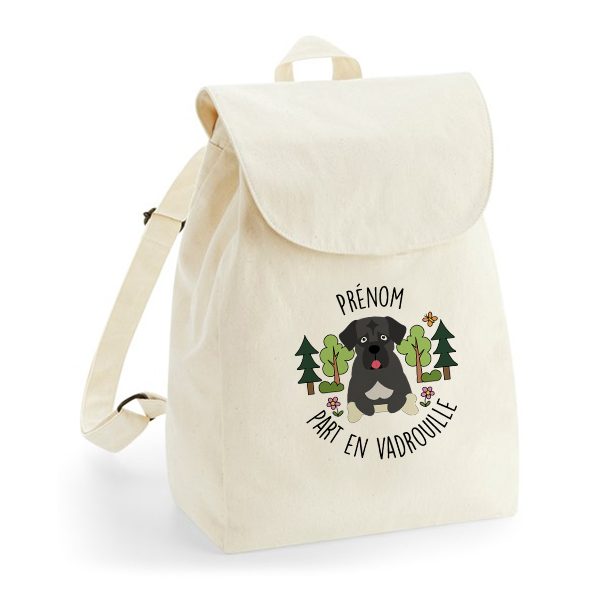 Sac à dos chien personnalisé